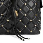 Diamond Quilted Vegan Leather Weekender Tote Bag Travellty