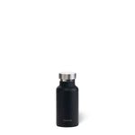 Mini Insulated Water Bottle- 350 ml- Black with Silver top