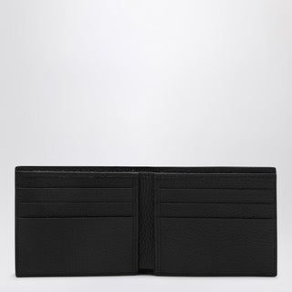 Black Bi-fold Wallet With Logo - By Baano