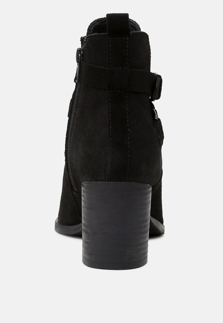 Bria Peep Toe Ankle Boots