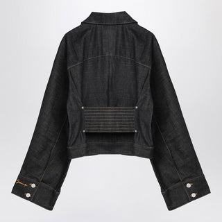 Dark Blue Denim Jacket - By Baano