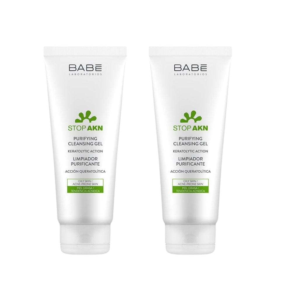 Babe Stop-Akn Purifying Facial Cleansing Gel 100 ml -2 Pack - By Baano