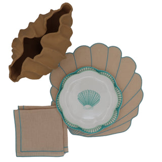 Balearic Blu Starter Plate - Case of 12 Plates (+3 Bonus Plates)