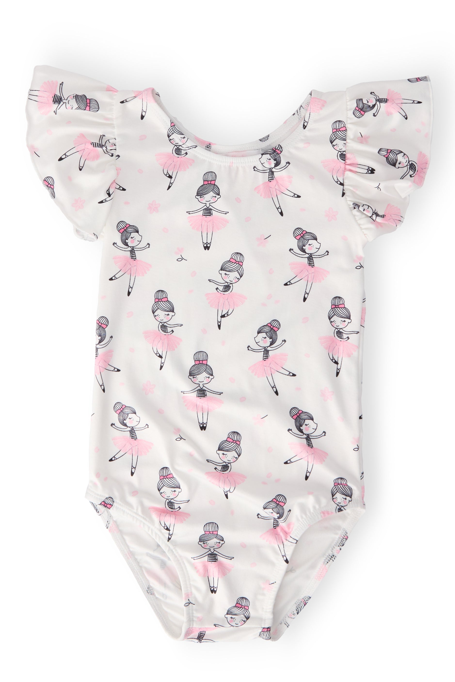 Ballerina S/S Flutter Sleeve Leotard