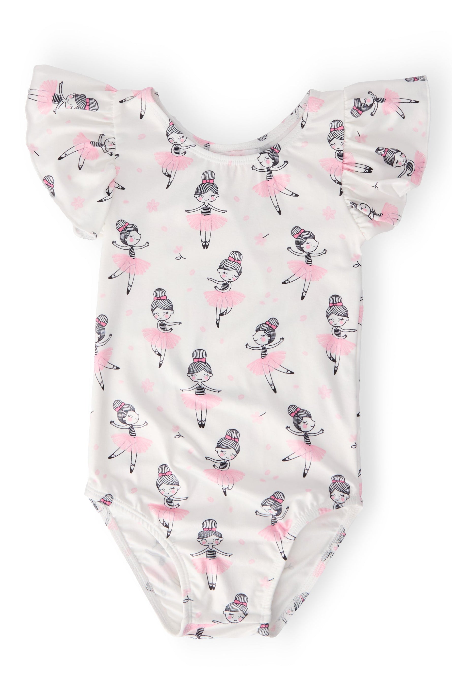 Ballerina S/S Flutter Sleeve Leotard