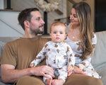 Bamboo Baby Christmas Sleepers | Matching Family Holiday Pajamas - Gingerbread