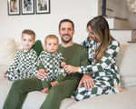 Bamboo Toddler and Kids Christmas Pajamas | Matching Family Holiday Set - Christmas Trees