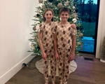 Bamboo Youth Christmas Pajamas | Matching Family Holiday Set - Gingerbread
