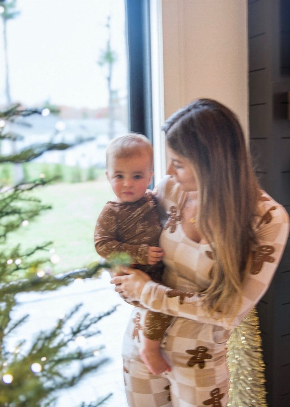 Bamboo Women’s Christmas Pajamas | Matching Holiday Family Set - Gingerbread