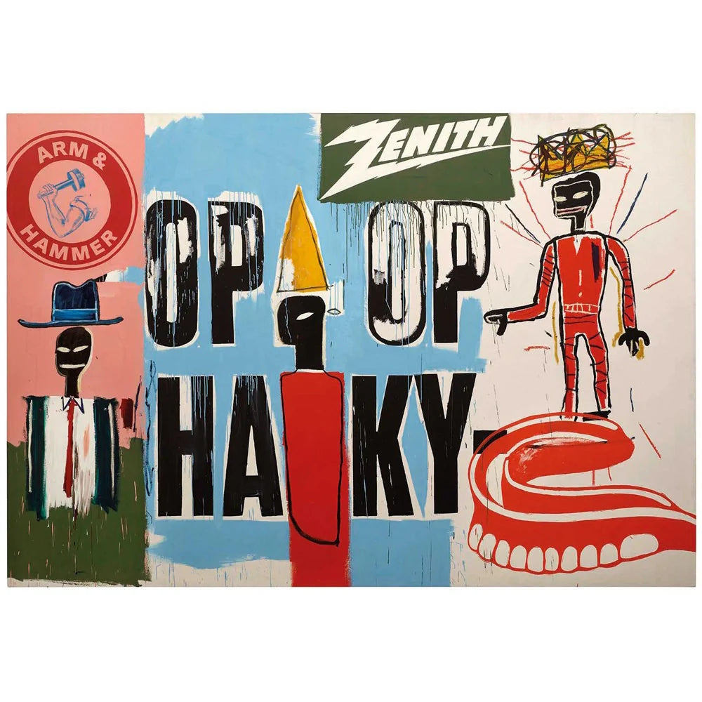 Basquiat x Warhol Paintings 4 Hands