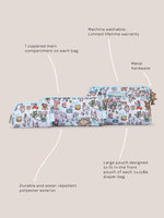 tokidoki Snow Day Be Set 3-Piece Pouch Set — Ice Blue - By Baano