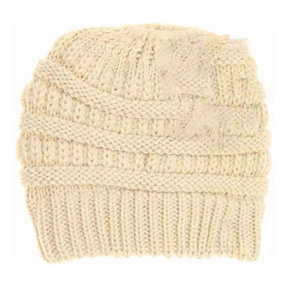 Kids Solid Classic C.C Beanie Tail