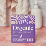 Besti 100% Organic Cotton Night Pads (10 Count) - By Baano