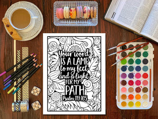 Bible Verse Coloring Book for Girls (Spiral Bound) - By Baano