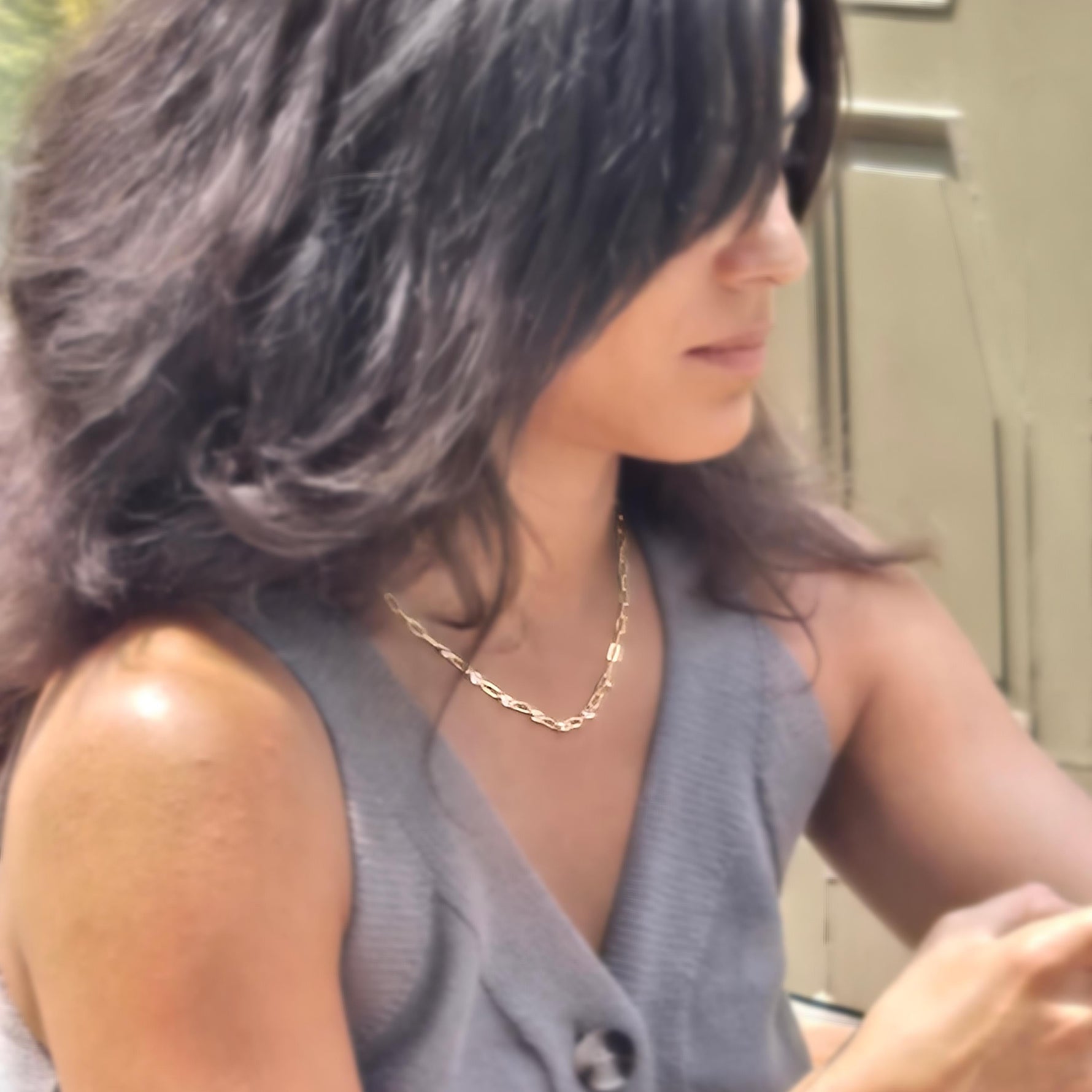 Starlette's Big Dipper Necklace In Gold- 18K Gold with 7 Stunning CZ Stones