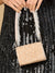 Fringe Mini Flap Bag with Floral Pattern - By Baano