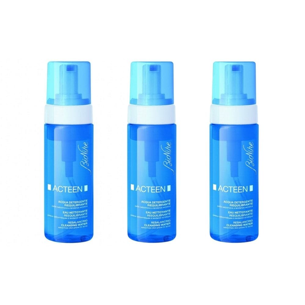 BioNike Acteen Balancing Cleansing Water for Oily Skin 150ml 3 Pack - By Baano