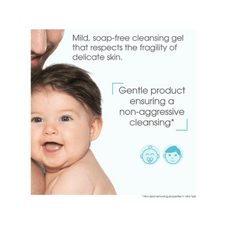 Bioderma Abcderm Foaming Baby & Child Hair and Body Cleansing Gel 1 L