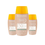 Bioderma Photoderm Nude Touch SPF50+ Light 40 ml -3 Pack Chivela