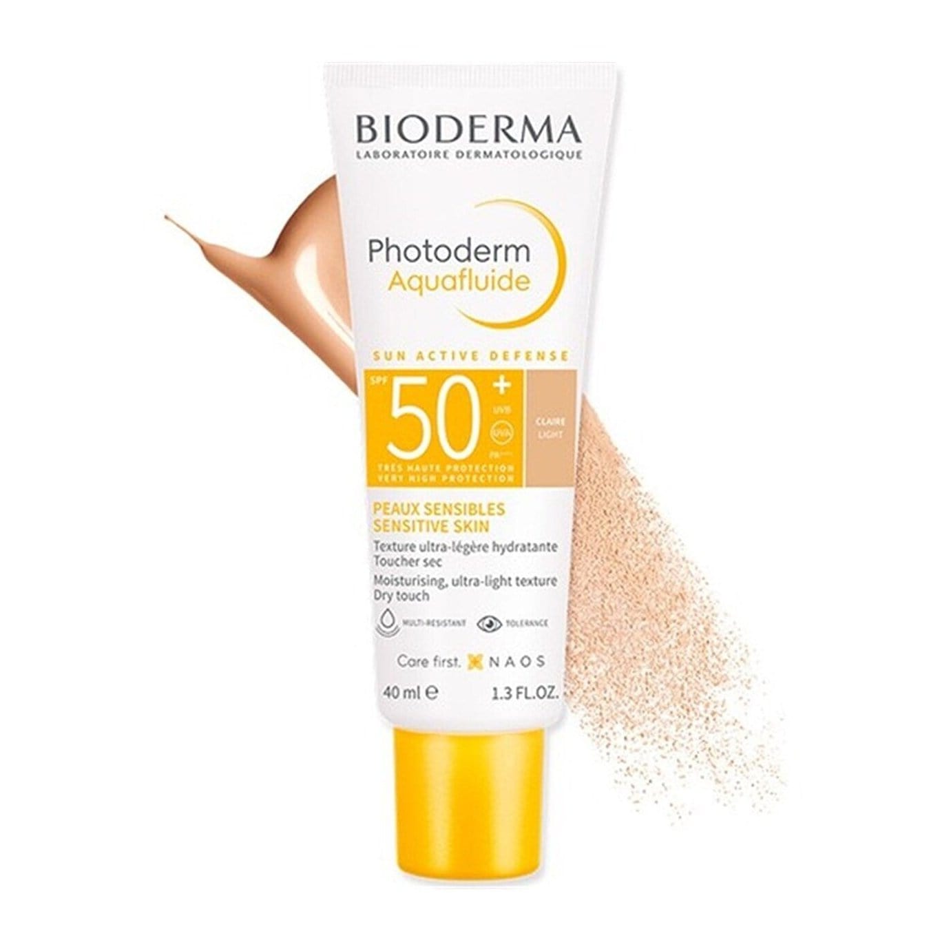 Bioderma Photoderm SPF 50+ Aquafluide Tinted Sunscreen 40 ml  Light -2 Pack Chivela