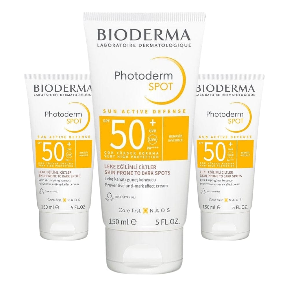 Bioderma Photoderm Spot SPF 50+ Anti-Spot Sunscreen 150 ml -3 Pack - By Baano