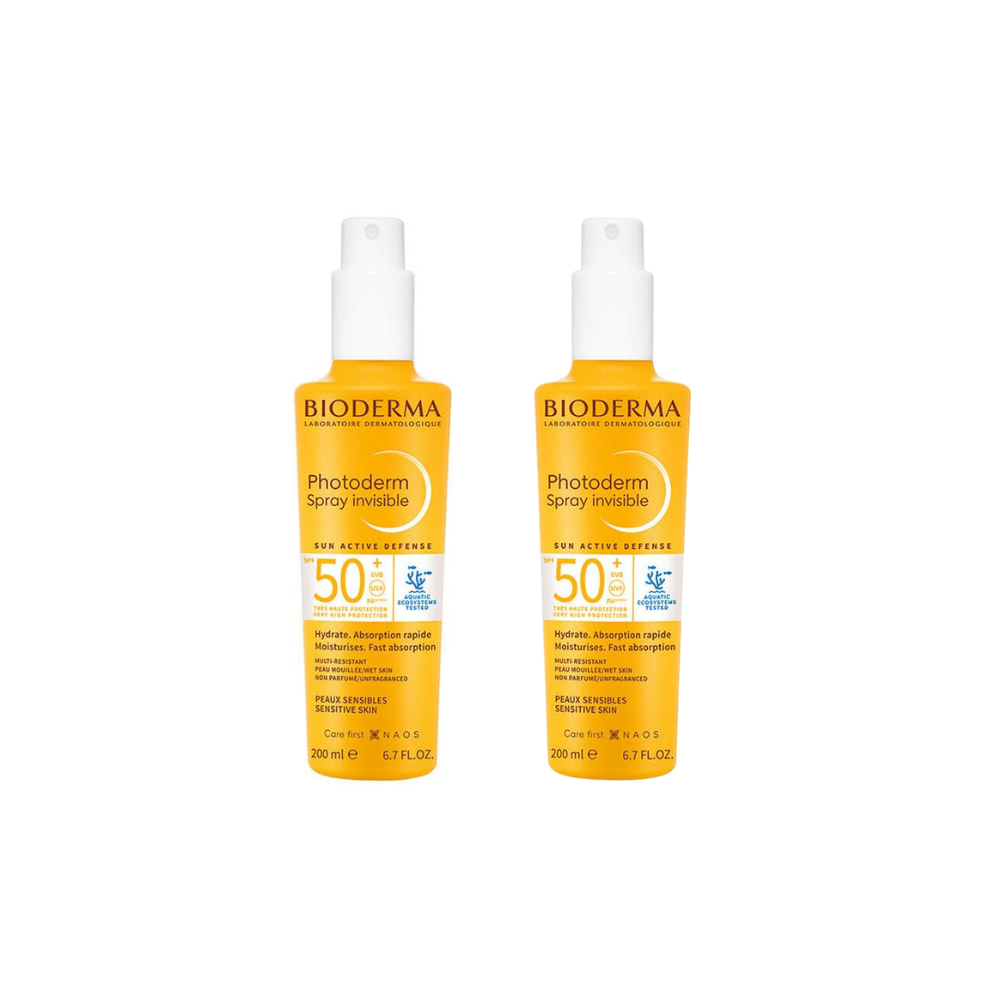 Bioderma Photoderm Spray SPF50+ Sunscreen 200ml 2 Pack - By Baano