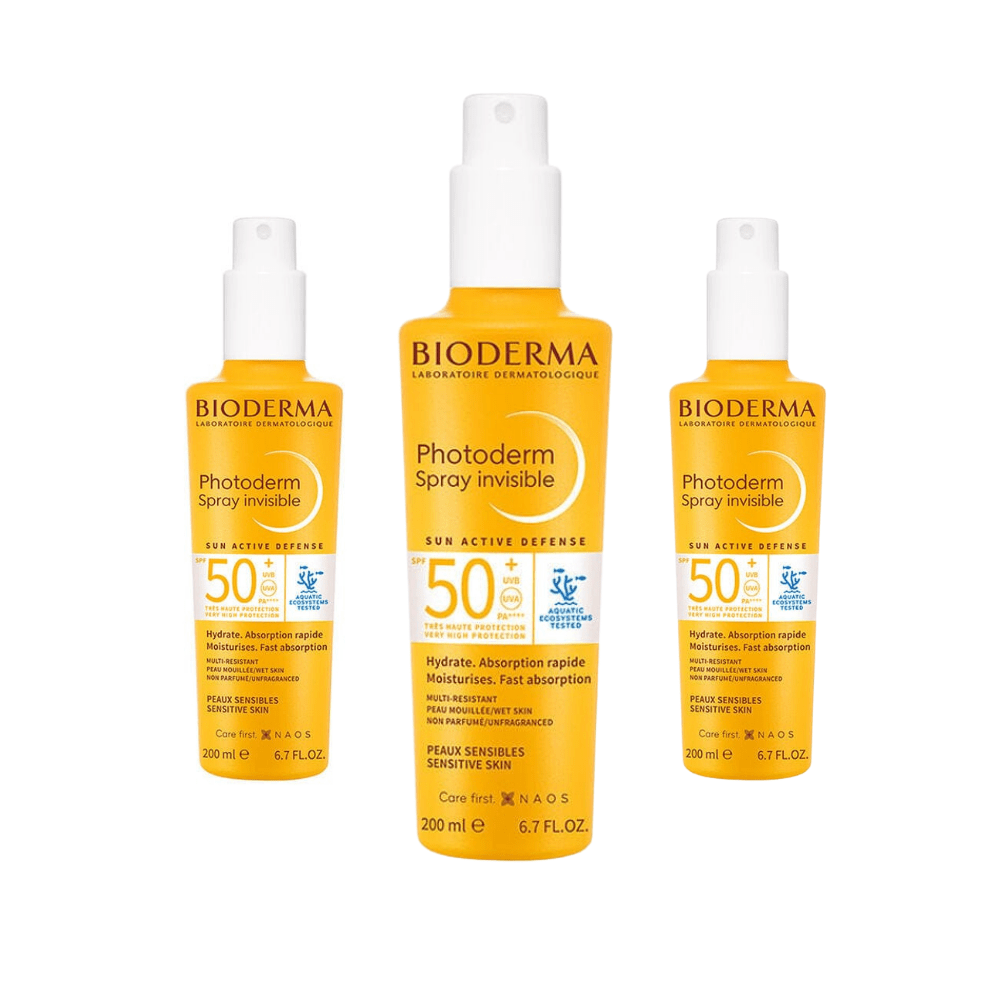 Bioderma Photoderm Spray SPF50+ Sunscreen 200ml 3 Pack - By Baano