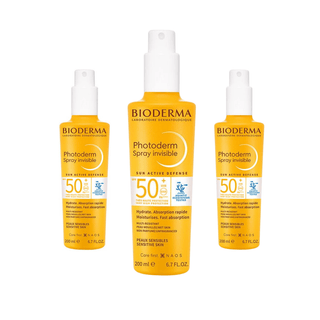 Bioderma Photoderm Spray SPF50+ Sunscreen 200ml 3 Pack