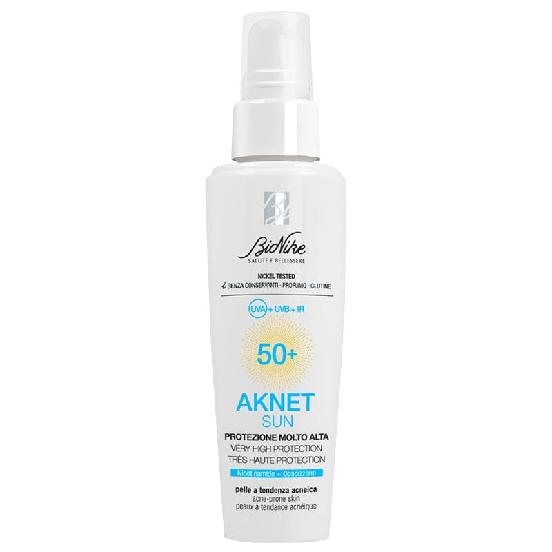 Bionike Aknet Sun Sunscreen Cream Gel Spf50+ 50 ml - By Baano