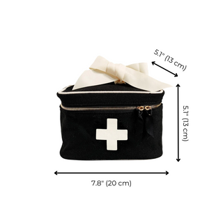 Meds and First Aid Storage Box, Black - By Baano