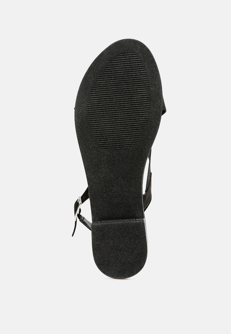 Snuggle Slingback Flat Sandals