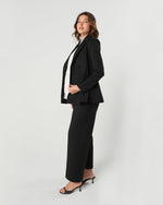 Nathalie Wide Leg Black Maternity Trouser (Regular & Petite)