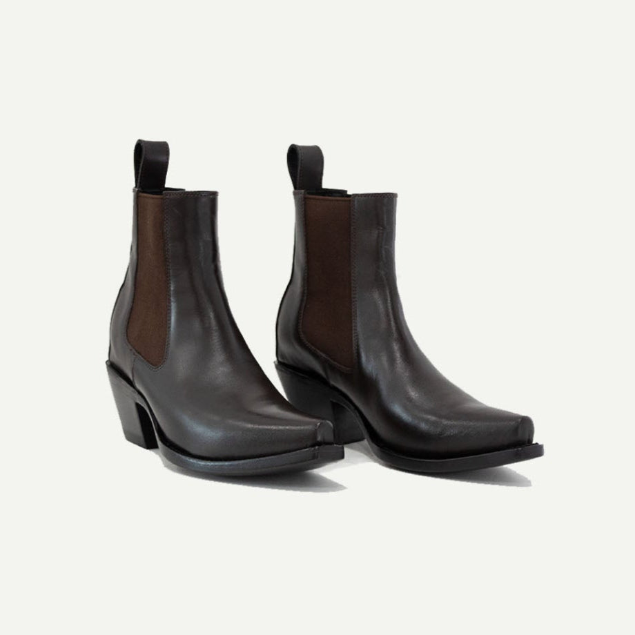 The Sandra Boot in Chocolate Brown - By Baano