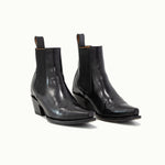 The Sandra Boot in Black Patent Leather - By Baano
