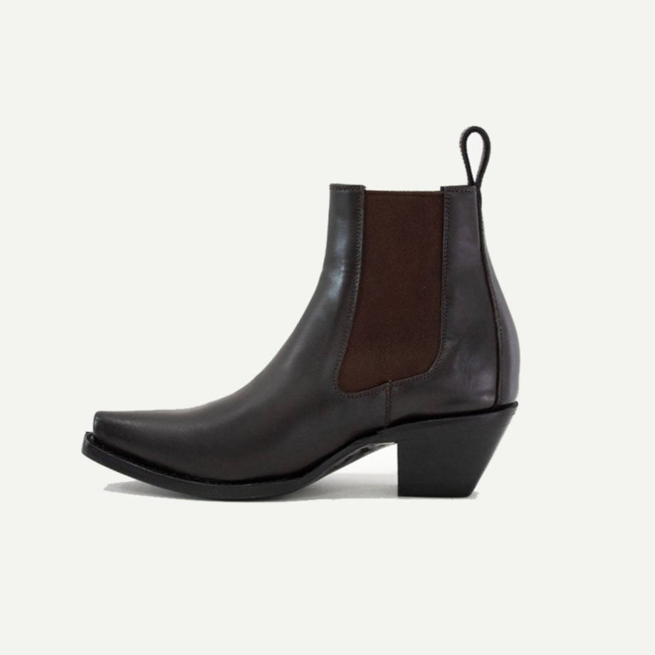 The Sandra Boot in Chocolate Brown - By Baano