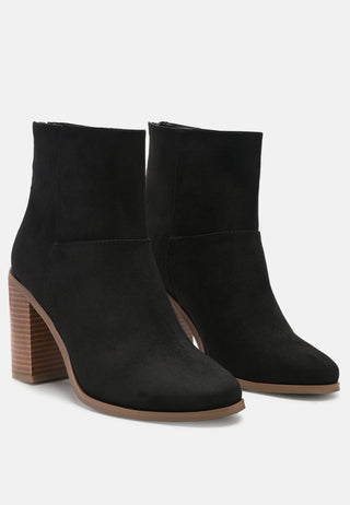 Block Heeled Ankle Boots