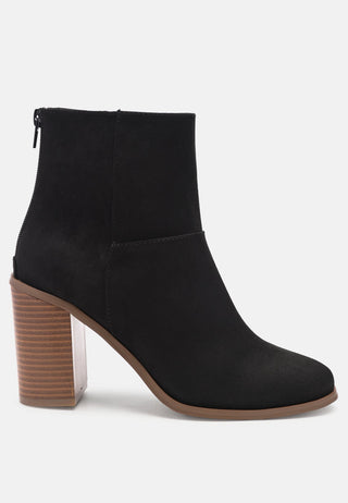 Block Heeled Ankle Boots