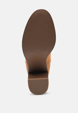 Block Heeled Ankle Boots