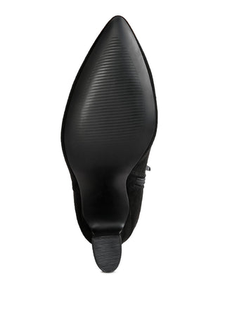 Block Heeled Ankle Boots By RUW