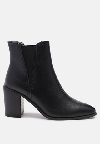 Block Heeled Chelsea Boots