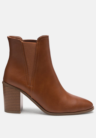 Block Heeled Chelsea Boots