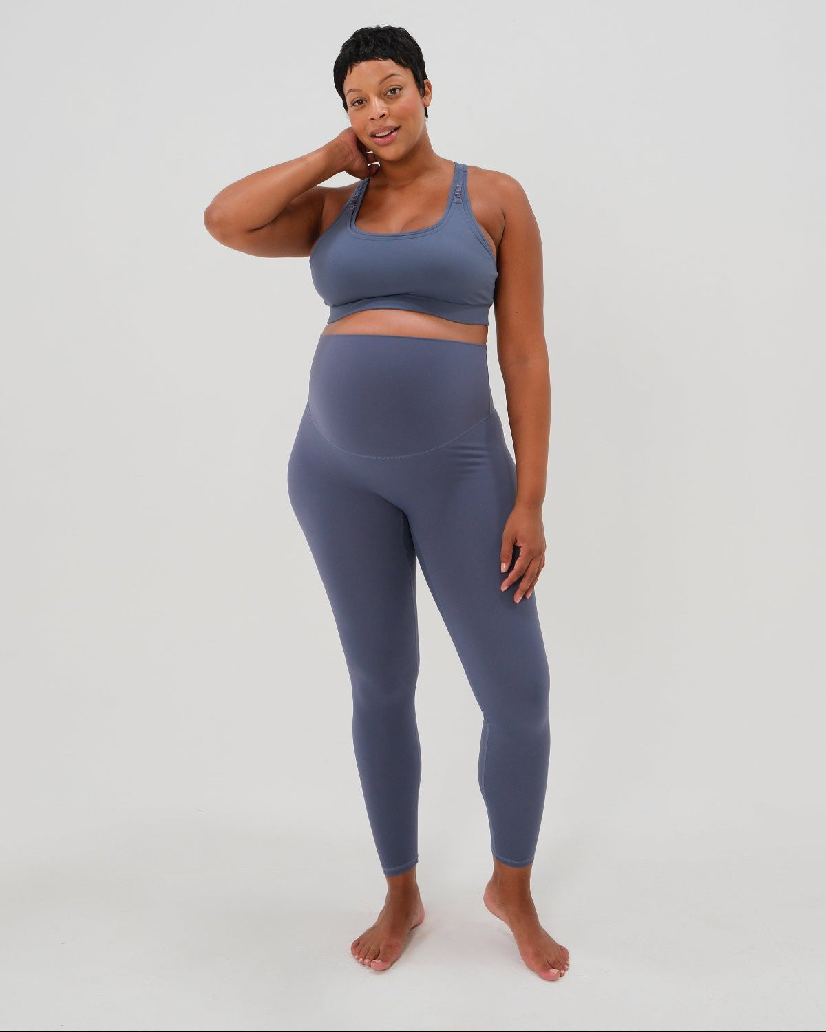 AXK CORE Curve Maternity Legging - Blue