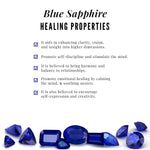 1.25 CT Blue Sapphire Classic Jacket Earrings with Diamond