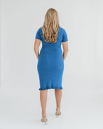*NEW* Short Sleeve Knit Maternity Dress with Playful Hem Detail