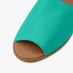 Turquoise Peep Toes