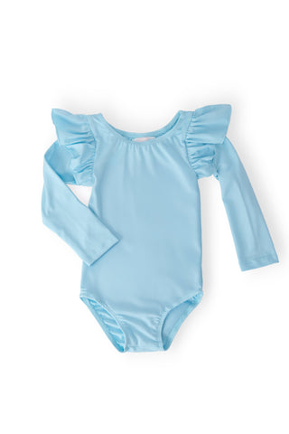 Bluebird L/S Flutter Sleeve Leotard - By Baano