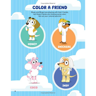 Bluey: Time to Play!: A Sticker & Activity Book (Spiral Bound) - By Baano