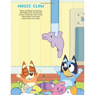 Bluey: Time to Play!: A Sticker & Activity Book (Spiral Bound) - By Baano