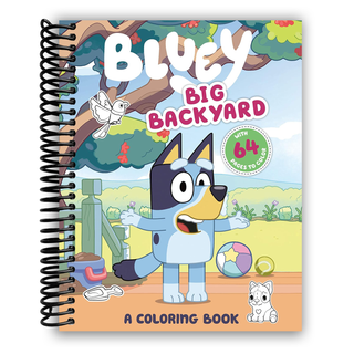Bluey: Big Backyard: A Coloring Book (Spiral Bound) - By Baano