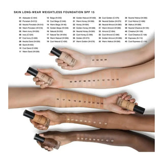 Bobbi Brown Skin Long-Wear Weightless Foundation Spf 15 30ml-Warm Almond (W-086)